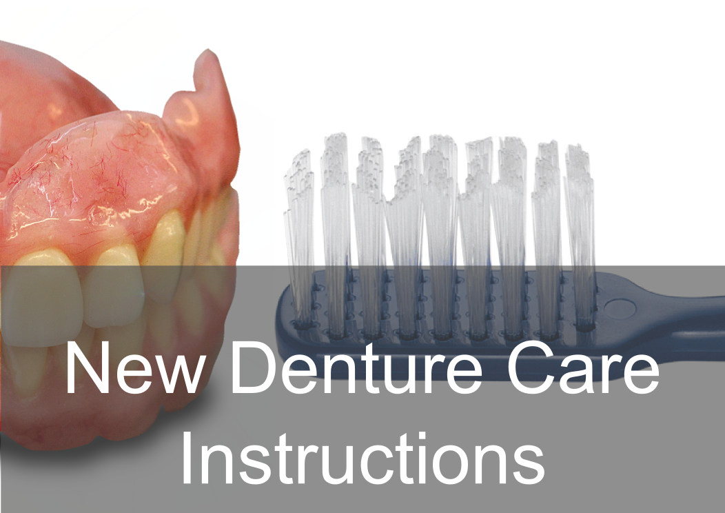 New Denture Care Instructions - Swissedent Denture Clinic 